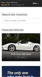 Mobile Screenshot of bluestarmotors.com